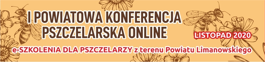 I Powiatowa Konferencja Pszczelarska Online – znane terminy szkoleń!