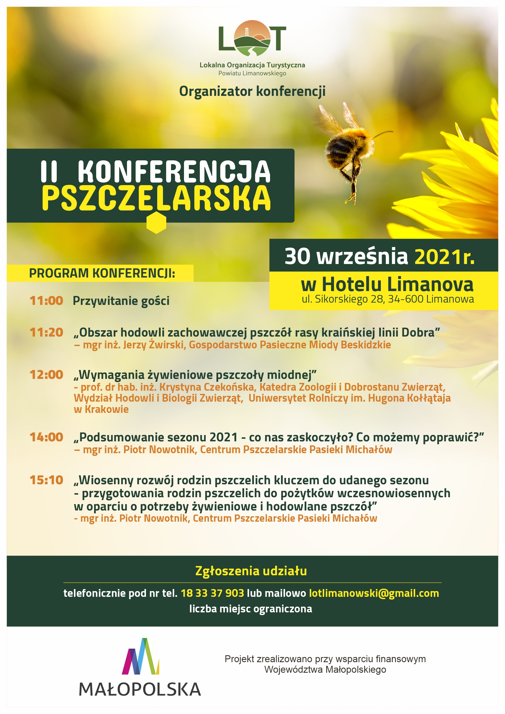 Read more about the article II Powiatowa Konferencja Pszczelarska