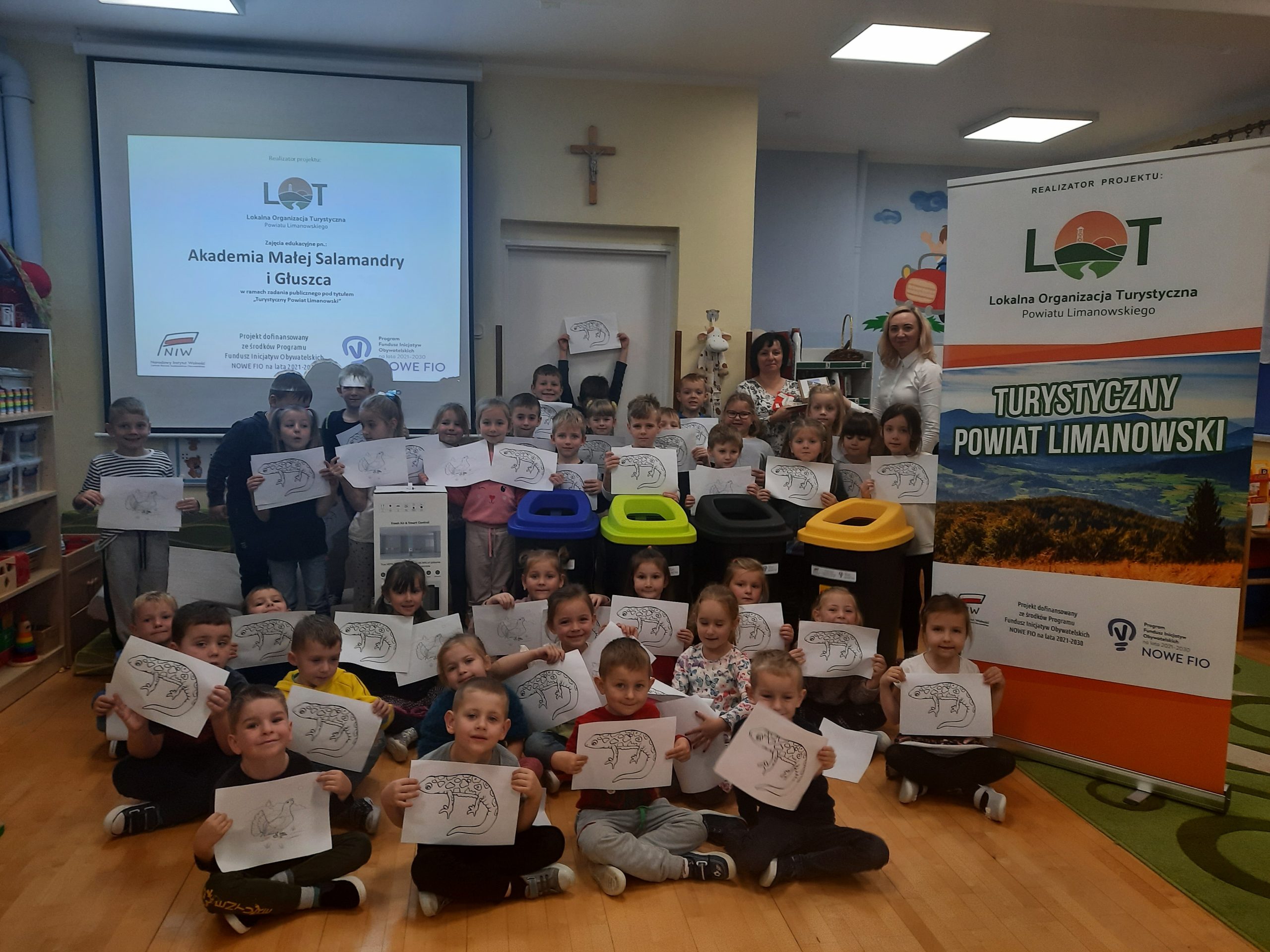 W ramach „Akadami Małej Salamandry i Głuszca” odbyło się 20 prelekcji w przedszkolach i szkołach podstawowych Powiatu Limanowskiego
