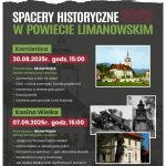 Spacery historyczne w Powiecie Limanowskim – edycja 2025