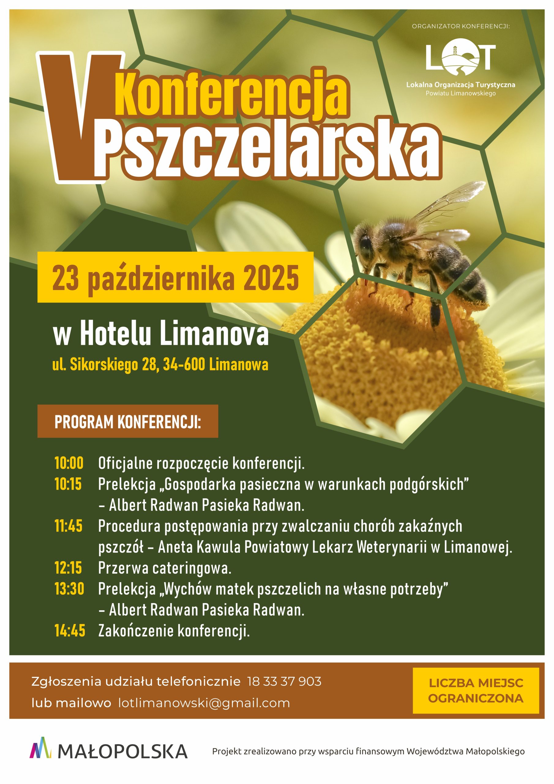 You are currently viewing V Powiatowa Konferencja Pszczelarska