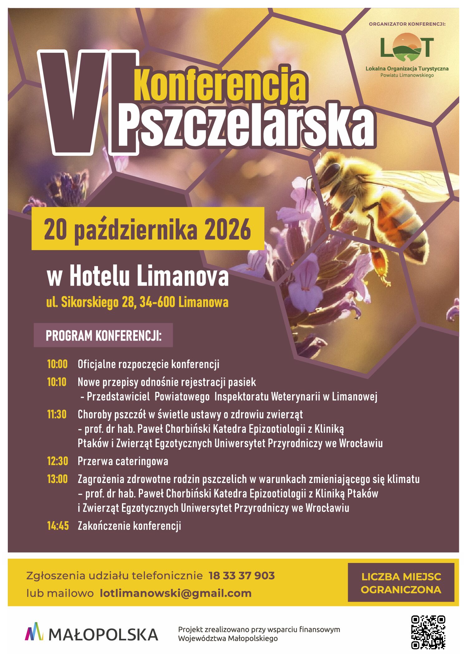 You are currently viewing VI Powiatowa Konferencja Pszczelarska